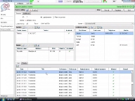 Contacts entry and managing window