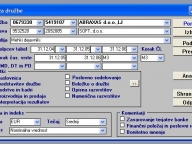 Izbira parametrov ob kreiranju bonitetne študije.